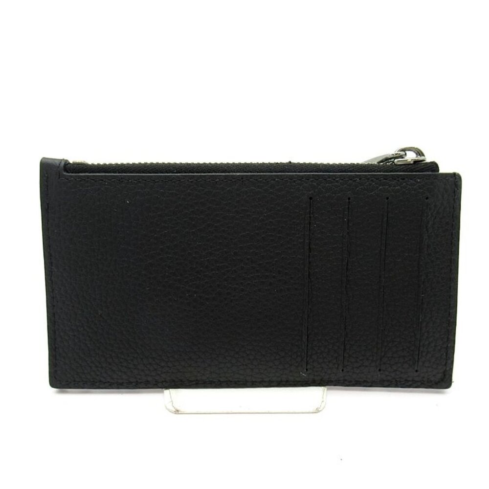 Dior Oblique Zip Card Holder Leather Canvas Beige Navy Black - Picture 2 of 5